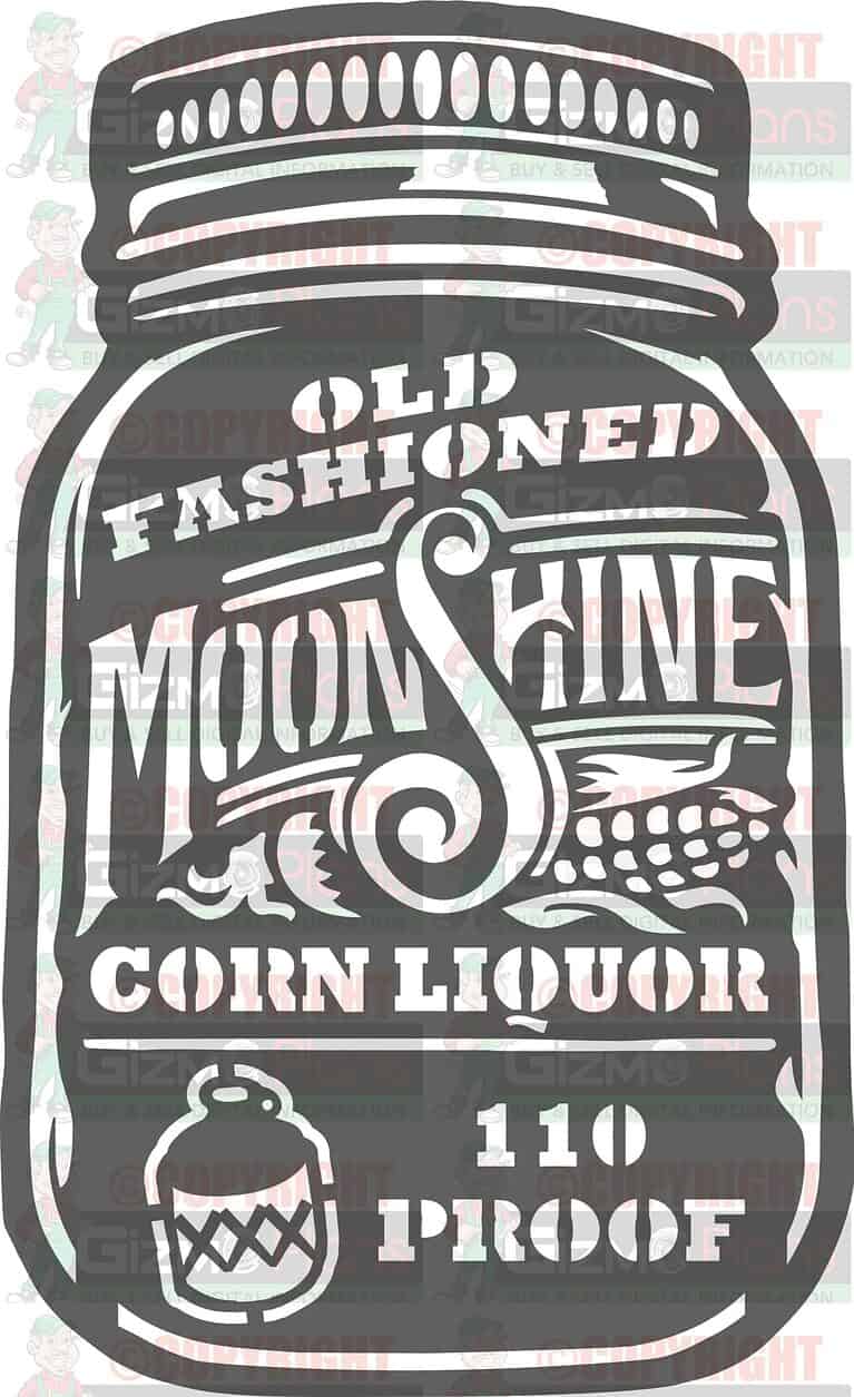 Moonshine Corn Liquor DXF Plasma Files