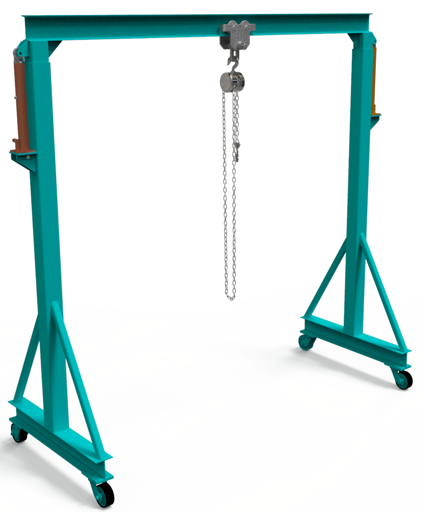 DIY Gantry Crane Fixed, Adjustable, or Telescoping