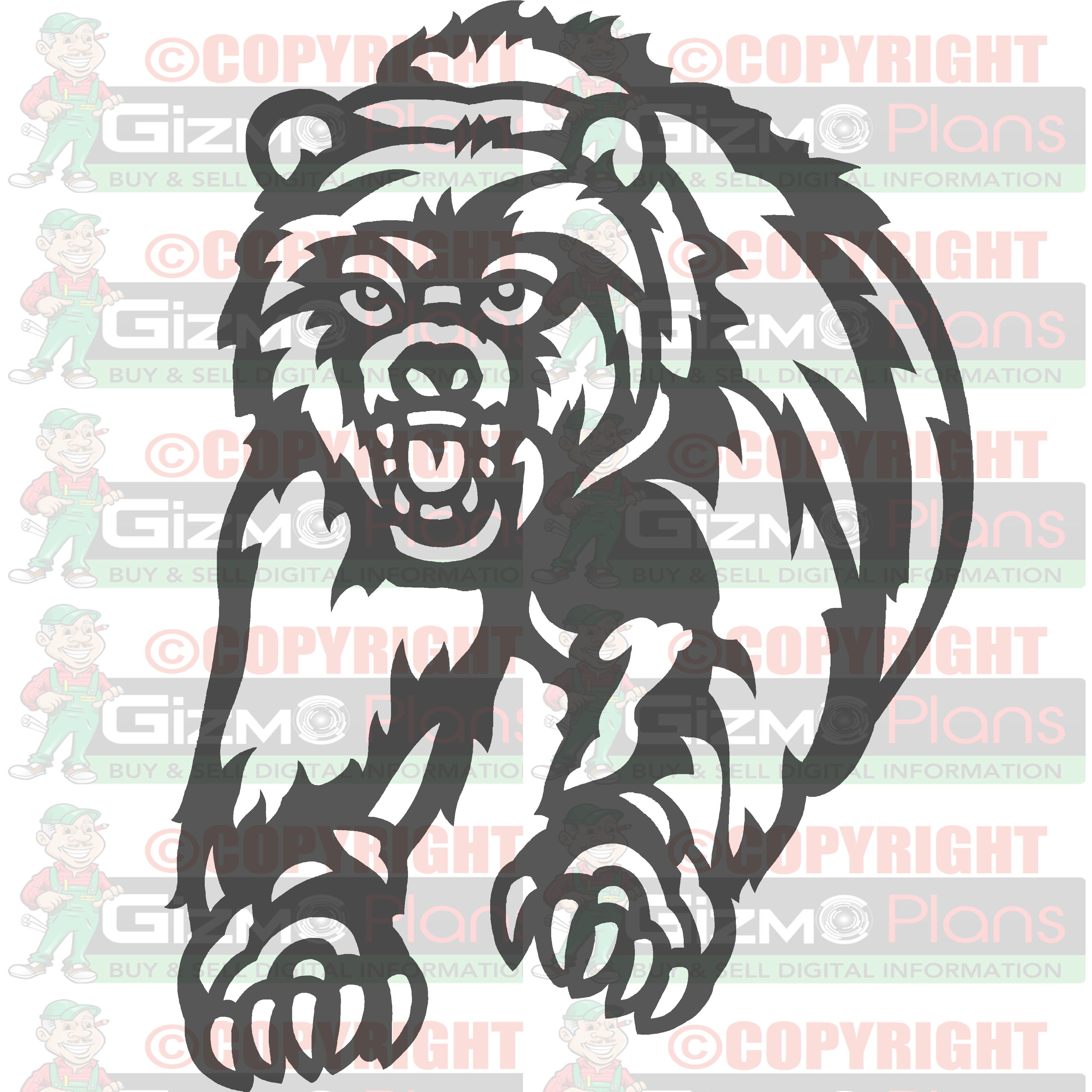 Grizzly Bear Plasma Laser Files