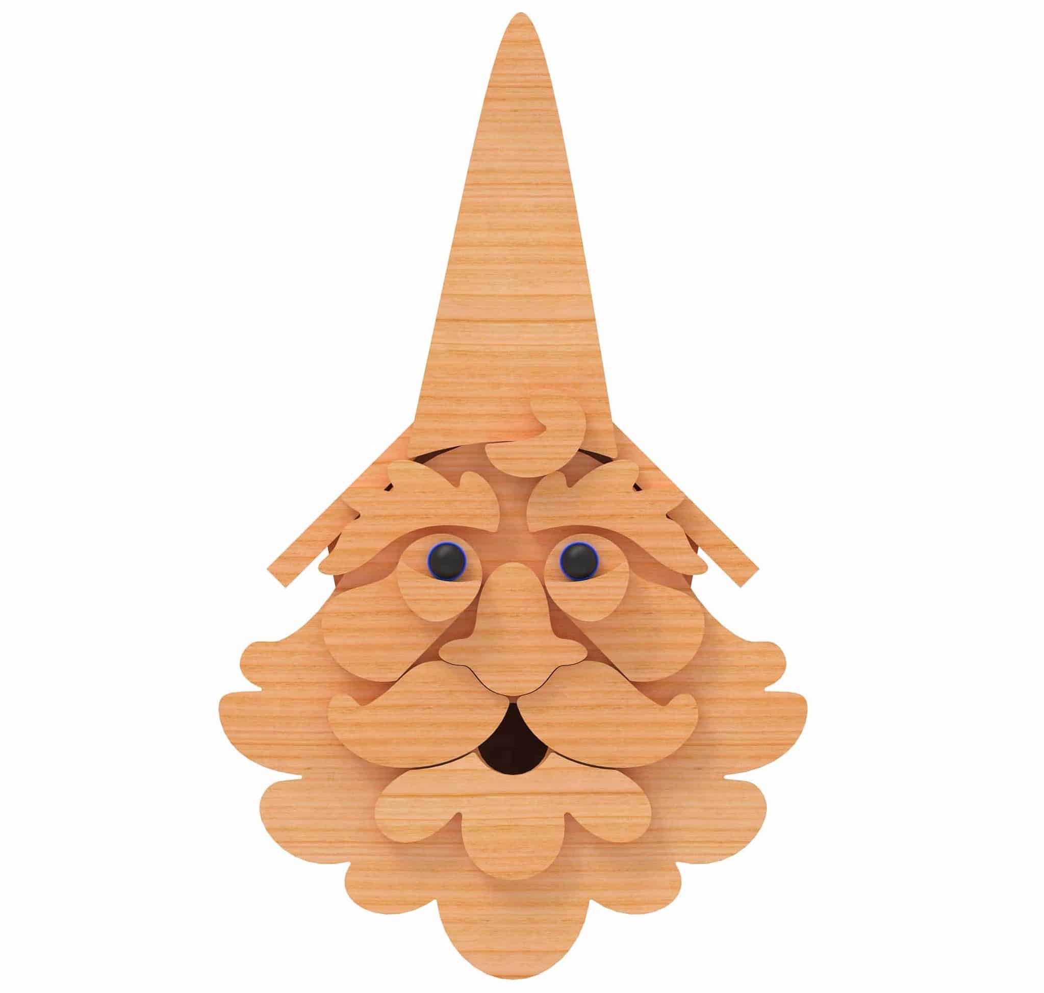Wizard Birdhouse Plans Patterns and CNC Router DXF Files